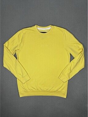 San Francisco Work Shirts Yellow Crewneck Sweatshirt Mens Large New York